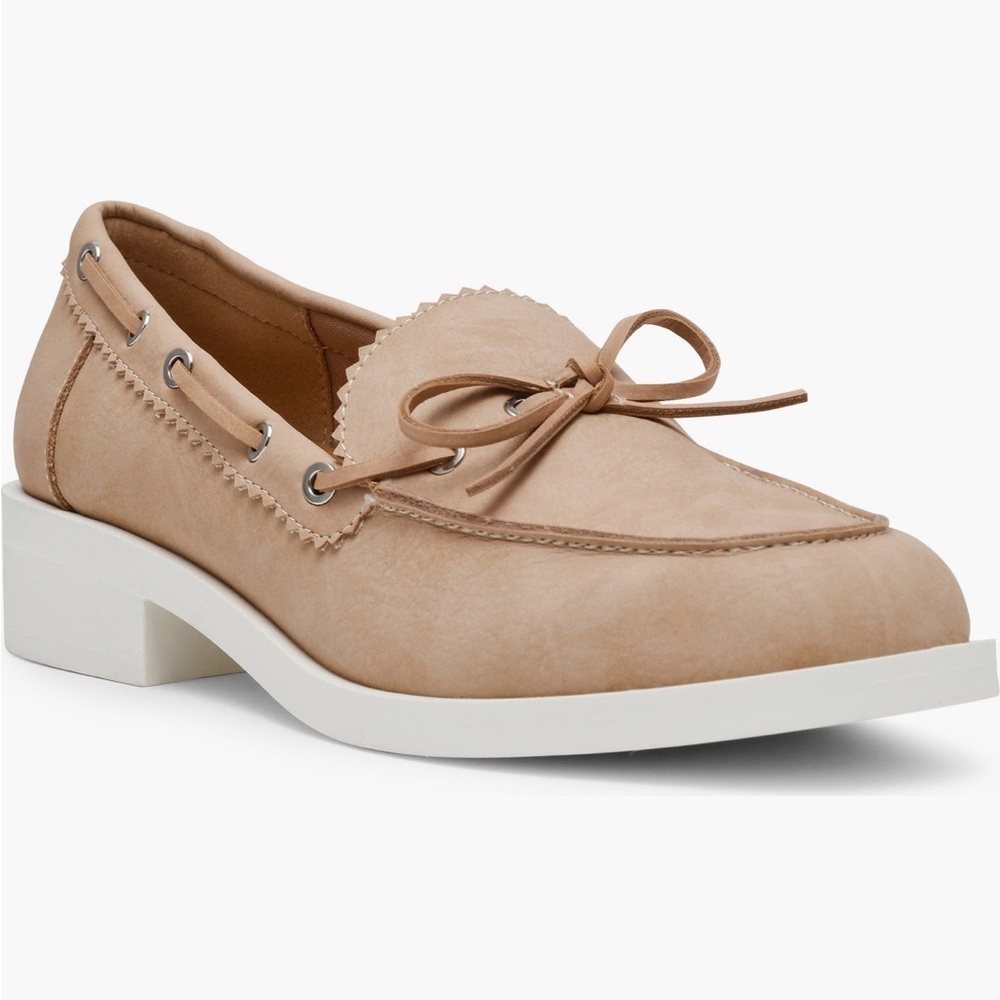 Dolce Vita Tan and White Loafer New in Box!